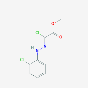 molecular formula C10H10Cl2N2O2 B386031 Ethyl chloro[(2-chlorophenyl)hydrazono]acetate CAS No. 28317-49-9