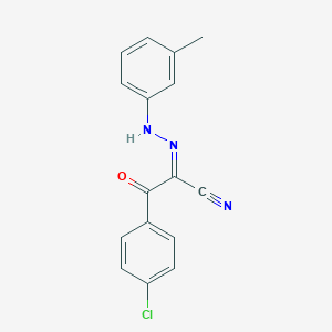 molecular formula C16H12ClN3O B386032 3-(4-Chlorophenyl)-2-[(3-methylphenyl)hydrazono]-3-oxopropanenitrile 