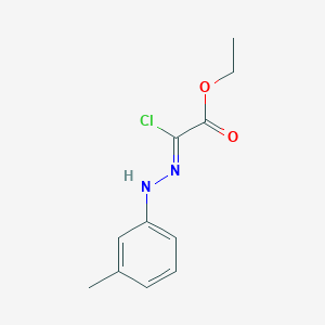 molecular formula C11H13ClN2O2 B386037 Ethyl chloro[(3-methylphenyl)hydrazono]acetate 