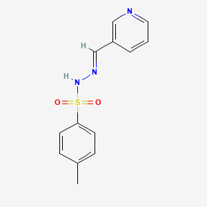 molecular formula C13H13N3O2S B3860461 4-methyl-N'-(3-pyridinylmethylene)benzenesulfonohydrazide 