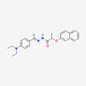 N'-[4-(diethylamino)benzylidene]-2-(2-naphthyloxy)propanohydrazide