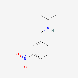 molecular formula C10H14N2O2 B3860554 N-(3-nitrobenzyl)-2-propanamine CAS No. 90390-05-9
