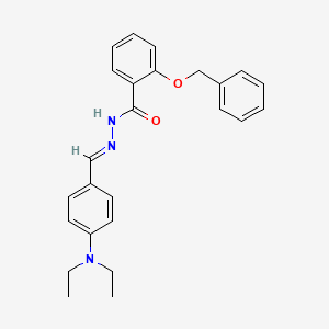 2-(benzyloxy)-N'-[4-(diethylamino)benzylidene]benzohydrazide