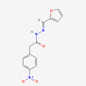 N'-(2-furylmethylene)-2-(4-nitrophenyl)acetohydrazide