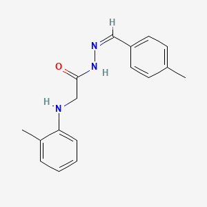 N'-(4-methylbenzylidene)-2-[(2-methylphenyl)amino]acetohydrazide