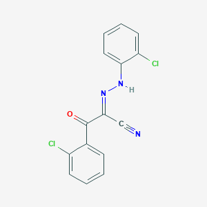 molecular formula C15H9Cl2N3O B386078 3-(2-Chlorophenyl)-2-[(2-chlorophenyl)hydrazono]-3-oxopropanenitrile 