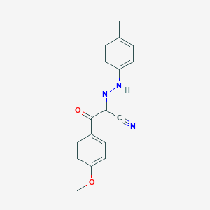 molecular formula C17H15N3O2 B386079 3-(4-Methoxyphenyl)-2-[(4-methylphenyl)hydrazono]-3-oxopropanenitrile 