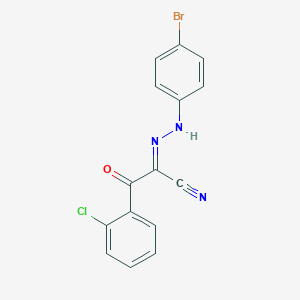 2-[(4-Bromophenyl)hydrazono]-3-(2-chlorophenyl)-3-oxopropanenitrile