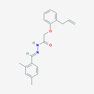 molecular formula C20H22N2O2 B3860855 2-(2-allylphenoxy)-N'-(2,4-dimethylbenzylidene)acetohydrazide 