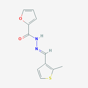 N'-[(2-methyl-3-thienyl)methylene]-2-furohydrazide