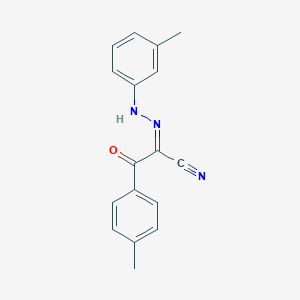 molecular formula C17H15N3O B386095 3-(4-Methylphenyl)-2-[(3-methylphenyl)hydrazono]-3-oxopropanenitrile 