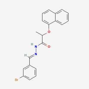 N'-(3-bromobenzylidene)-2-(1-naphthyloxy)propanohydrazide