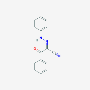 molecular formula C17H15N3O B386097 3-(4-Methylphenyl)-2-[(4-methylphenyl)hydrazono]-3-oxopropanenitrile 