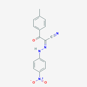 2-({4-Nitrophenyl}hydrazono)-3-(4-methylphenyl)-3-oxopropanenitrile