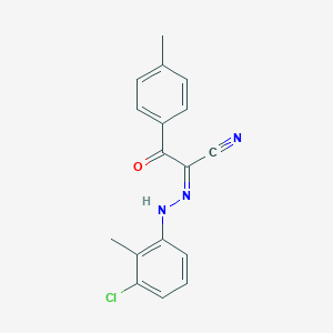 2-[(3-Chloro-2-methylphenyl)hydrazono]-3-(4-methylphenyl)-3-oxopropanenitrile