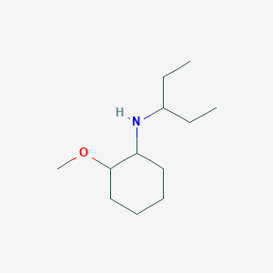 molecular formula C12H25NO B3861072 (1-ethylpropyl)(2-methoxycyclohexyl)amine oxalate 
