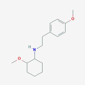 molecular formula C16H25NO2 B3861082 (2-methoxycyclohexyl)[2-(4-methoxyphenyl)ethyl]amine oxalate 