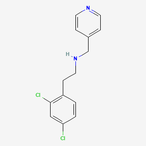molecular formula C14H14Cl2N2 B3861130 2-(2,4-dichlorophenyl)-N-(4-pyridinylmethyl)ethanamine CAS No. 355383-32-3