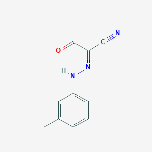 molecular formula C11H11N3O B386115 2-[(3-Methylphenyl)hydrazono]-3-oxobutanenitrile 