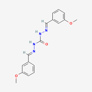 molecular formula C17H18N4O3 B3861269 N'',N'''-bis(3-methoxybenzylidene)carbonohydrazide 