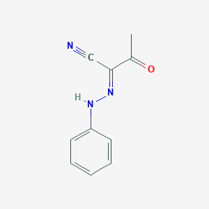 molecular formula C10H9N3O B386132 3-Oxo-2-(phenylhydrazono)butanenitrile 