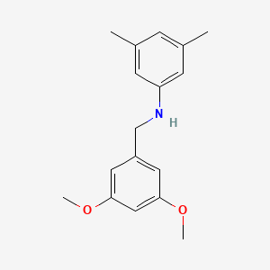 molecular formula C17H21NO2 B3861350 (3,5-dimethoxybenzyl)(3,5-dimethylphenyl)amine 