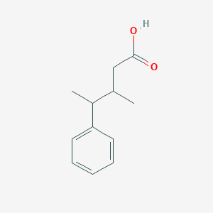 molecular formula C12H16O2 B3861555 3-methyl-4-phenylpentanoic acid 