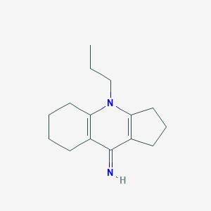 molecular formula C15H22N2 B386165 4-propyl-1,2,3,4,5,6,7,8-octahydro-9H-cyclopenta[b]quinolin-9-imine 