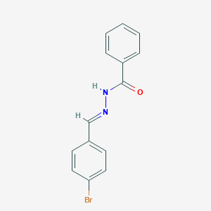 molecular formula C14H11BrN2O B386166 N'-(4-bromobenzylidene)benzohydrazide 