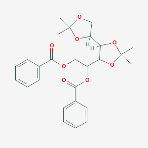 molecular formula C26H30O8 B386172 2-(Benzoyloxy)-1-(2,2,2',2'-tetramethyl-4',5-bis(1,3-dioxolane)-4-yl)ethyl benzoate 