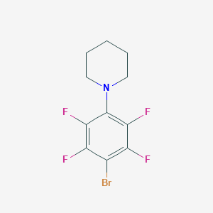 1-(4-Bromo-2,3,5,6-tetrafluorophenyl)piperidine