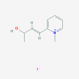 molecular formula C10H14INO B3861758 2-(3-hydroxy-1-buten-1-yl)-1-methylpyridinium iodide 