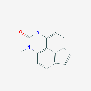 molecular formula C15H12N2O B386187 1,3-dimethyl-1,3-dihydro-2H-cyclopenta[gh]perimidin-2-one 