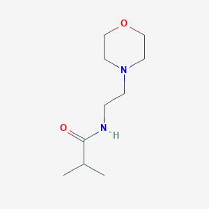 molecular formula C10H20N2O2 B3862029 2-methyl-N-[2-(4-morpholinyl)ethyl]propanamide 