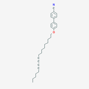 molecular formula C31H37NO B386208 4'-(10,12-Octadecadiynyloxy)[1,1'-biphenyl]-4-carbonitrile 