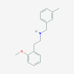 molecular formula C17H21NO B3862105 2-(2-methoxyphenyl)-N-(3-methylbenzyl)ethanamine 