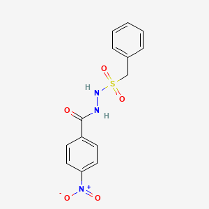B3862114 N'-(benzylsulfonyl)-4-nitrobenzohydrazide CAS No. 5535-83-1