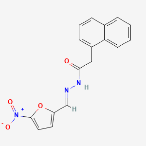 2-(1-naphthyl)-N'-[(5-nitro-2-furyl)methylene]acetohydrazide