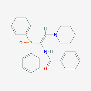 N-[1-(diphenylphosphoryl)-2-(1-piperidinyl)vinyl]benzamide