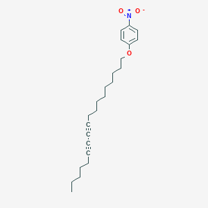 molecular formula C24H33NO3 B386226 1-Nitro-4-(10,12-octadecadiynyloxy)benzene 