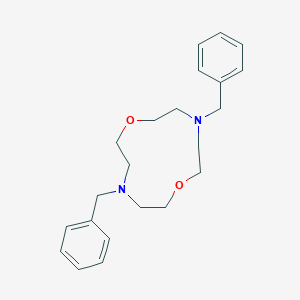 molecular formula C22H30N2O2 B386236 4,10-Dibenzyl-1,7-dioxa-4,10-diazacyclododecane CAS No. 139495-32-2
