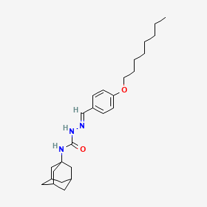 molecular formula C26H39N3O2 B3862380 4-(octyloxy)benzaldehyde N-1-adamantylsemicarbazone 