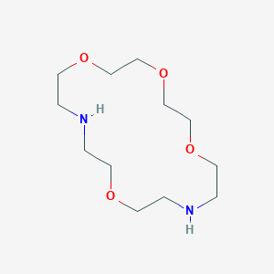 molecular formula C12H26N2O4 B386240 1,4,7,13-Tetraoxa-10,16-diazacyclooctadecane 