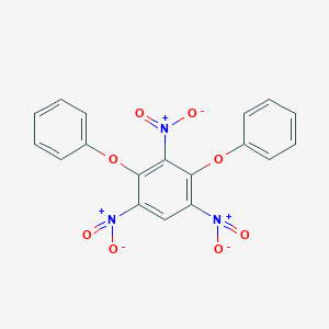 molecular formula C18H11N3O8 B386252 1,3,5-Trinitro-2,4-diphenoxybenzene 