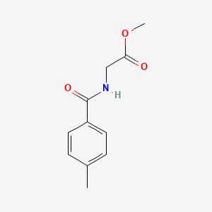 molecular formula C11H13NO3 B3862559 methyl N-(4-methylbenzoyl)glycinate 