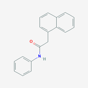 molecular formula C18H15NO B386262 2-(1-naphthyl)-N-phenylacetamide 