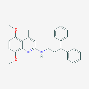 N-(3,3-diphenylpropyl)-5,8-dimethoxy-4-methyl-2-quinolinamine