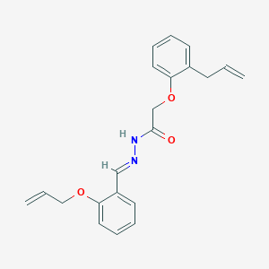 molecular formula C21H22N2O3 B3862663 N'-[2-(allyloxy)benzylidene]-2-(2-allylphenoxy)acetohydrazide 