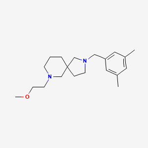 molecular formula C20H32N2O B3862684 2-(3,5-dimethylbenzyl)-7-(2-methoxyethyl)-2,7-diazaspiro[4.5]decane 