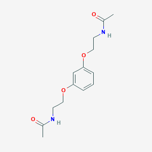 N-[2-[3-(2-acetamidoethoxy)phenoxy]ethyl]acetamide